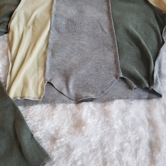 🌷SHEIN crop top long sleeve size large - Picture 5 of 8